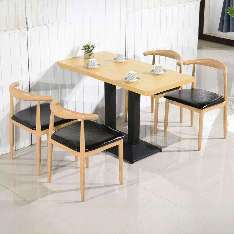 铁角椅食堂餐厅麻辣烫面馆奶茶小吃店快餐店桌椅组合矩形桌,住宅家具,实木餐桌,淘宝优惠券,粉丝福利购,淘宝优惠卷