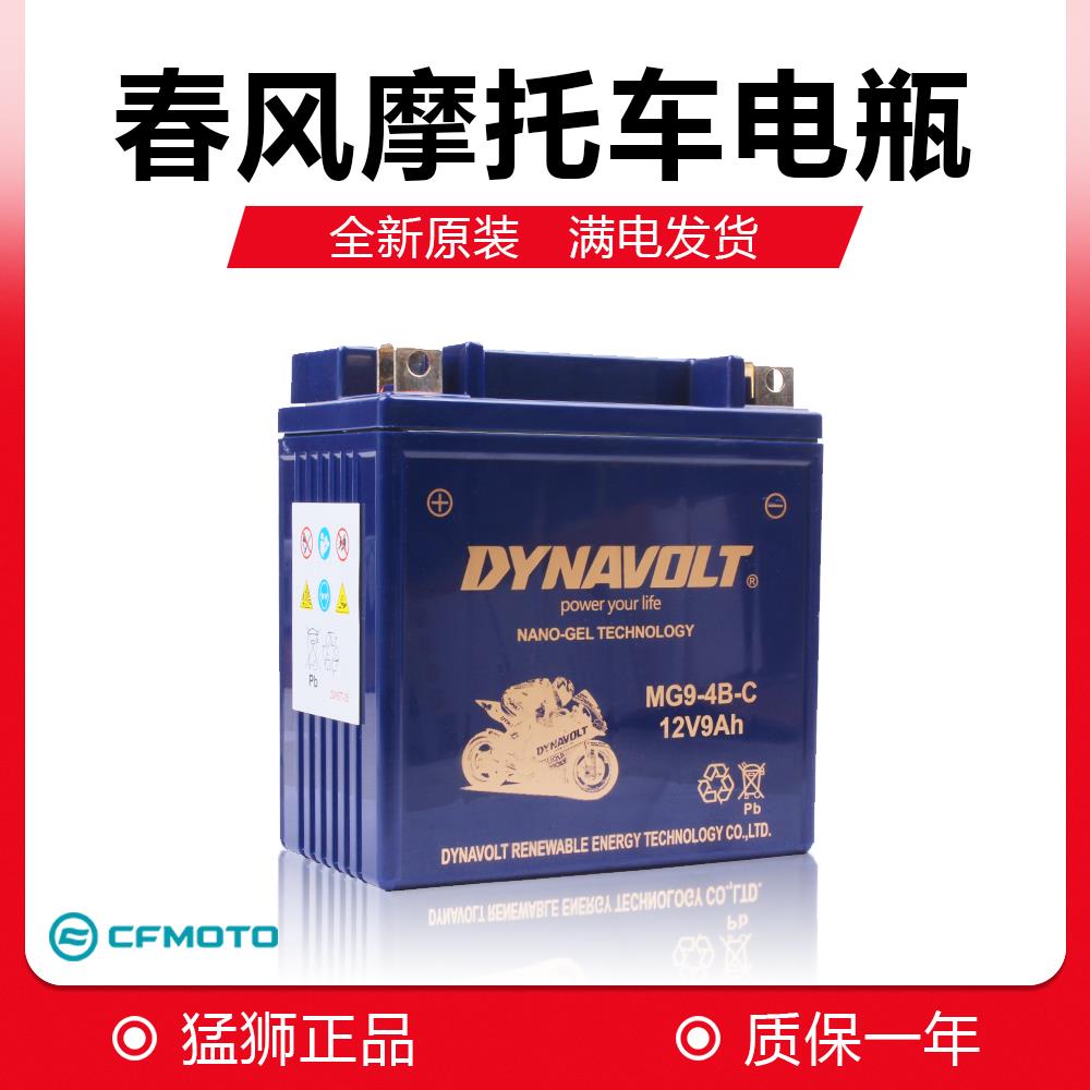 春风摩托车250sr电瓶nk250nk400狒狒125国宾650450sr猛狮原厂电池