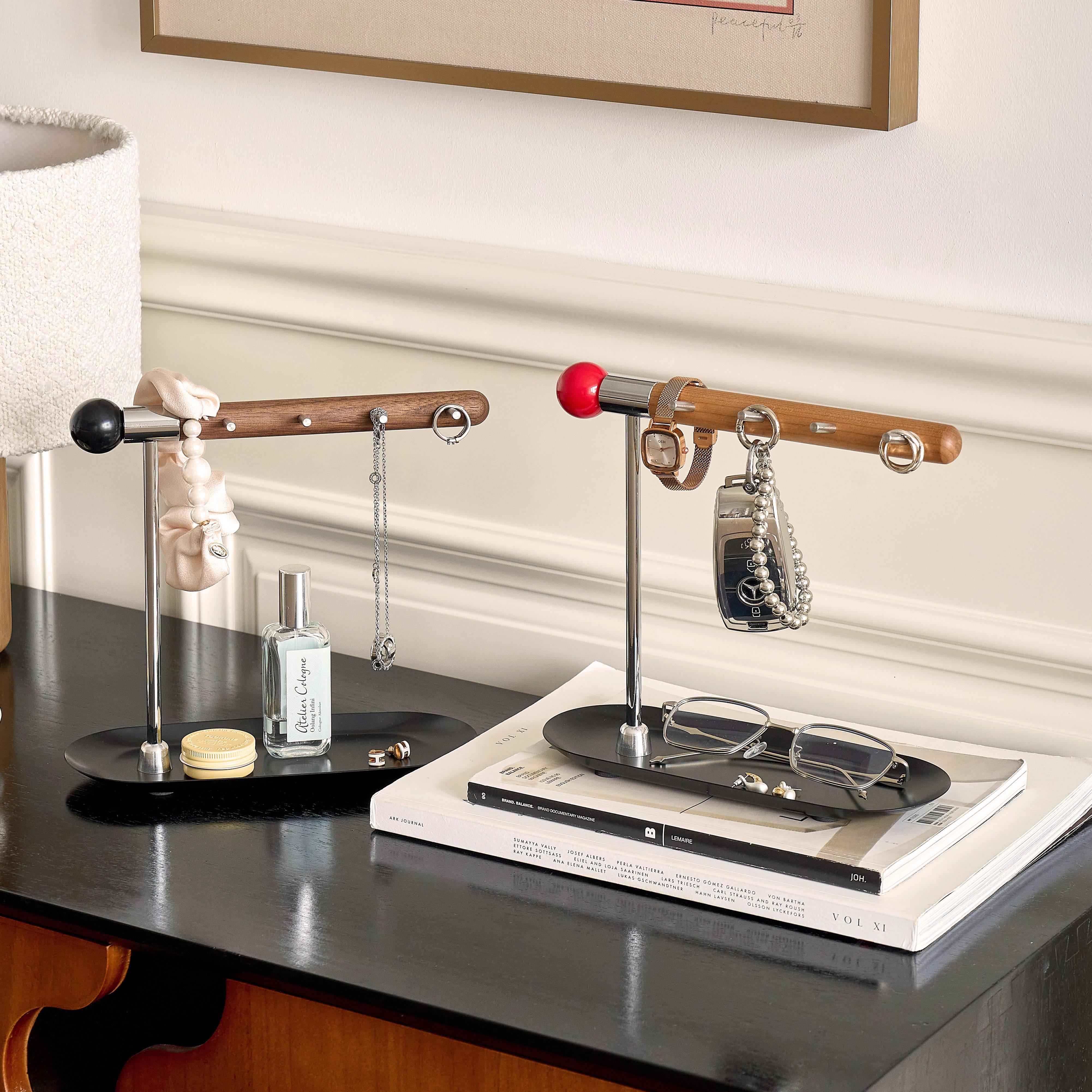 斗合原创包豪斯钥匙挂钩架玄关收纳整理盒入置物架进门创意首饰架