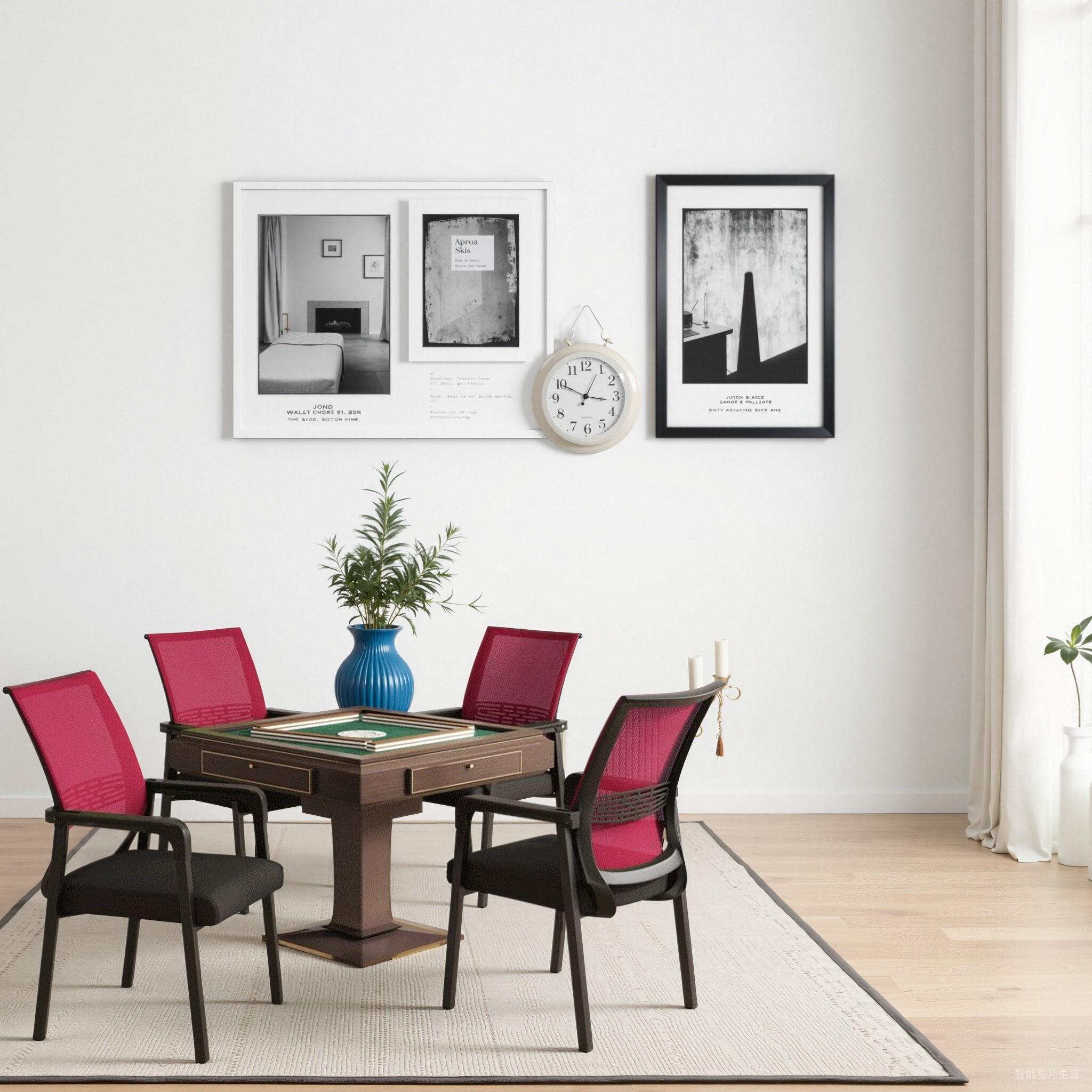 麻将椅椅子四脚椅阳台椅户外椅有扶手舒适凳子靠背凳子家用餐桌椅