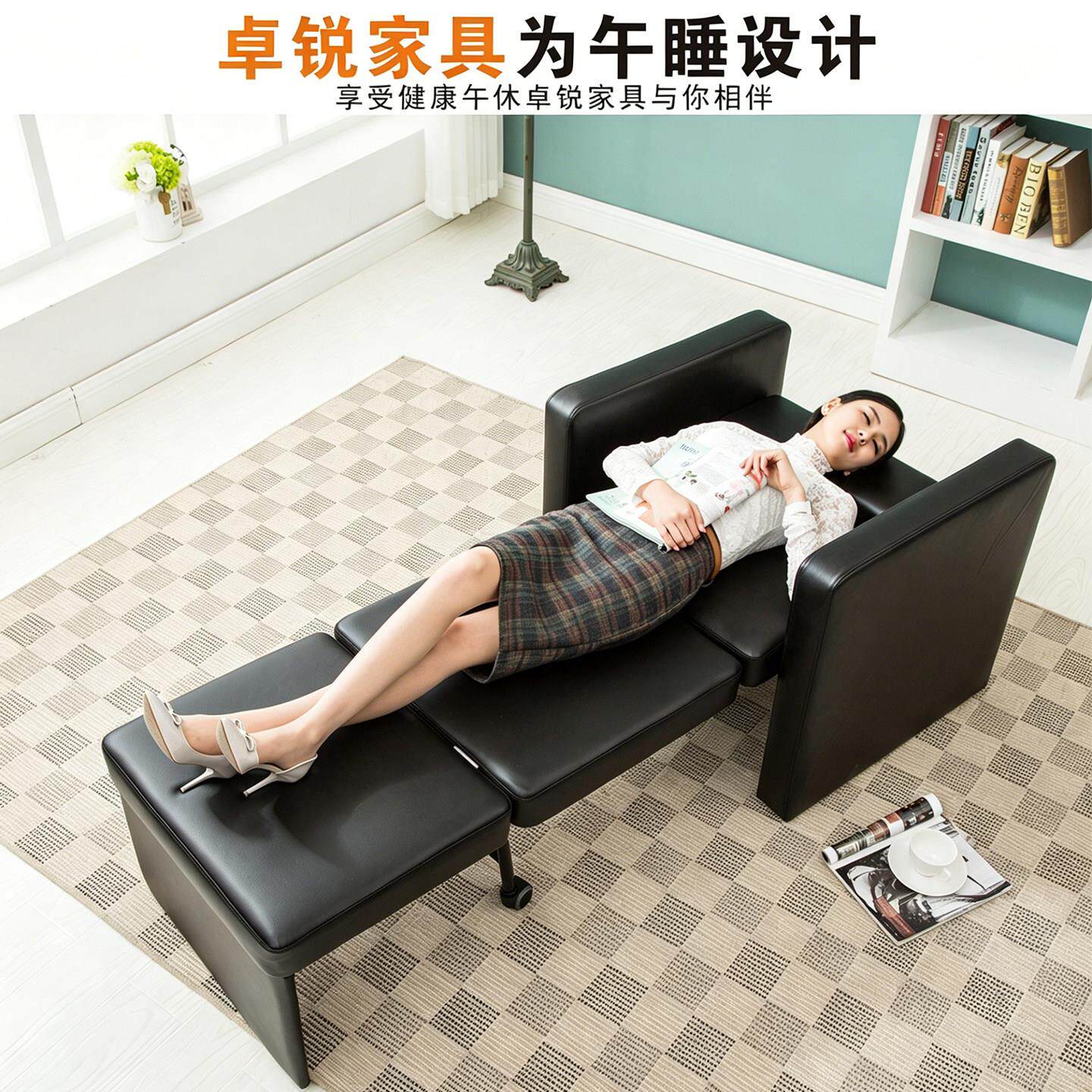 午睡躺椅沙发床可平躺折叠躺椅值班休息办公室午睡午休躺椅陪护椅