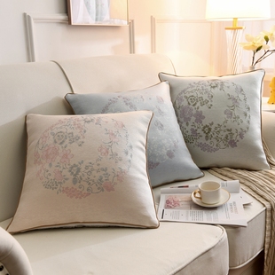 夏季 含芯 冰丝抱枕客厅沙发靠背夏天凉床头办公室透气简约靠垫套