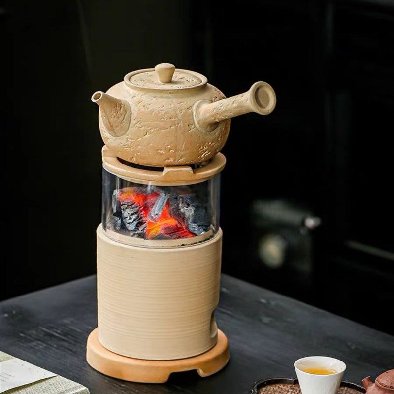 围炉煮茶观火炉茶室庭院户外家用桌面小煮茶炉取暖手炉陶瓷碳炉子,餐饮具,煮茶炉,淘宝优惠券,粉丝福利购,淘宝优惠卷