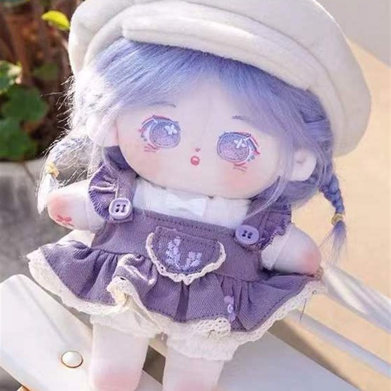 最薰薰棉花娃娃公仔小孩r子便宜娃衣女生玩具手工炸毛玩偶生日礼