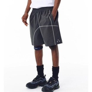 阔腿裤 百搭宽松休闲健身训练五分裤 潮 男夏季 户外运动轻薄速干短裤