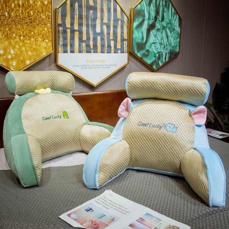 I9AT冰豆豆床头软包大靠背床上靠H看书沙发靠枕宿舍床靠护腰抱