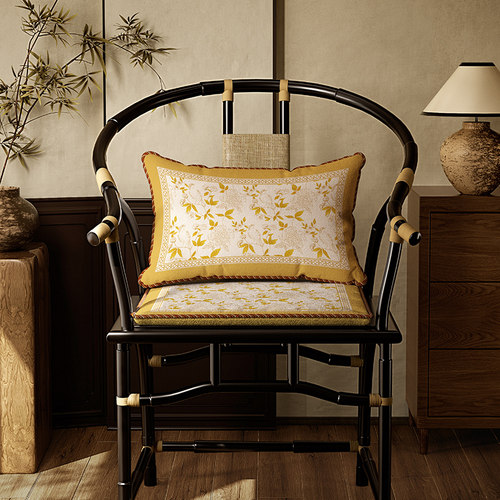 红木沙发坐垫实木家具中式太师圈椅中式椅子木椅茶桌椅垫坐垫定制