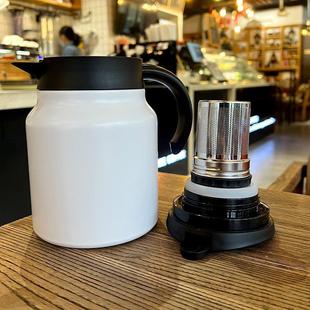 316不锈钢内胆焖茶壶老白茶显温保温壶家用大容量办公室闷泡茶壶