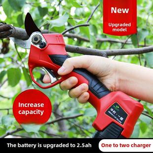中村一郎电动剪刀果树充电式修枝剪锂电强力电剪子剪树枝园林剪刀