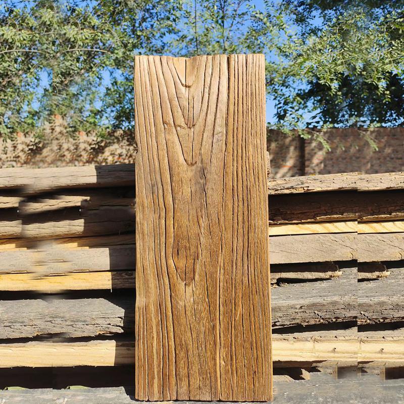 老榆木门板风化大板旧木板家用做旧桌面板实木老门板茶台茶桌定制