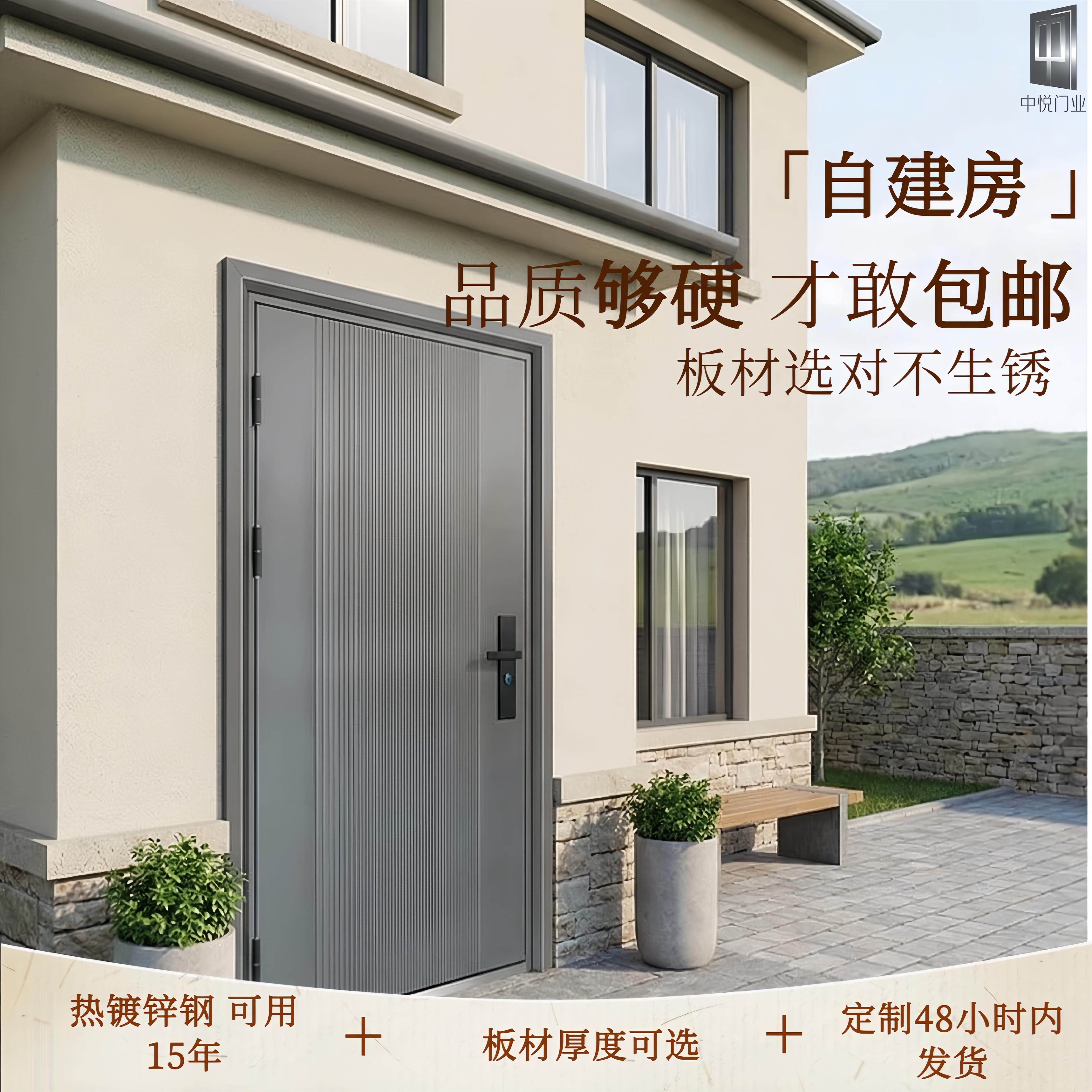 防盗门进户门家用入户门室内外出租房农村大门卧室钢质安全单开门