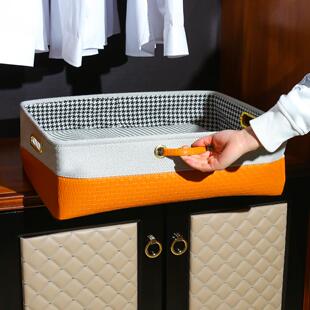 衣柜抽屉式衣物收纳筐拉篮轻奢收纳箱矮款扁平衣服整理内衣收纳盒