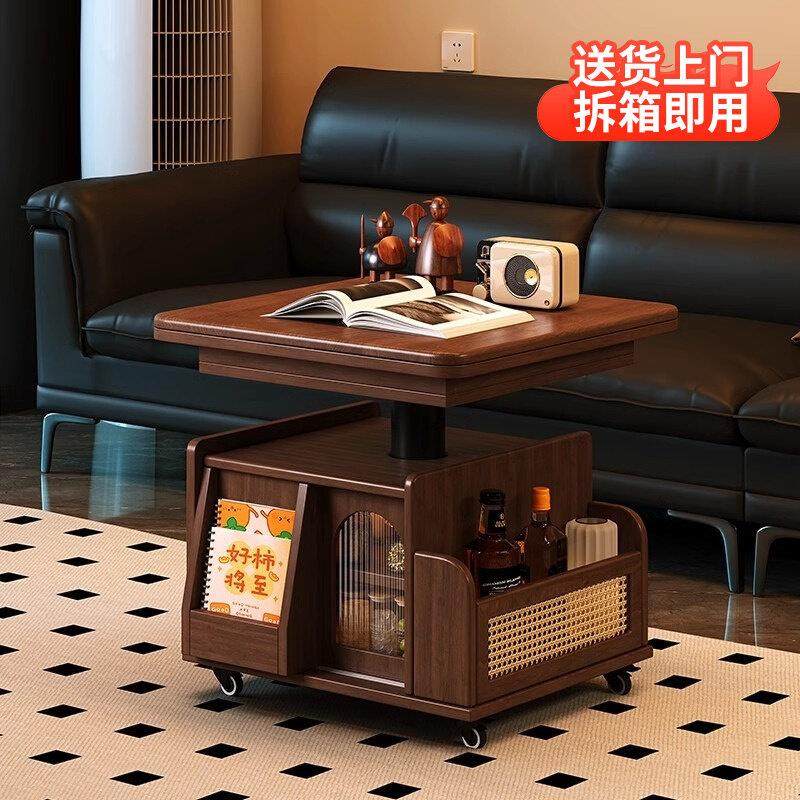 升降茶几折叠移动推车实木茶台茶桌小户型客厅多功能沙发餐桌两用,住宅家具,移动边几/推车,淘宝优惠券,粉丝福利购,淘宝优惠卷