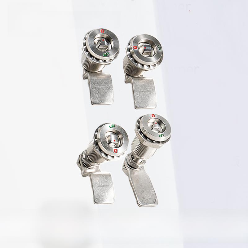 Ms816不锈钢地铁动车组轨道交通三角形拉伸舌锁轻轨四角门锁