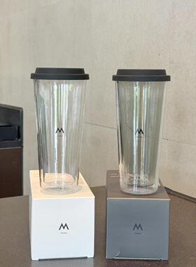 mstand周边杯子25新高颜值冷水居家办公桌面冷萃壶双层玻璃杯水杯