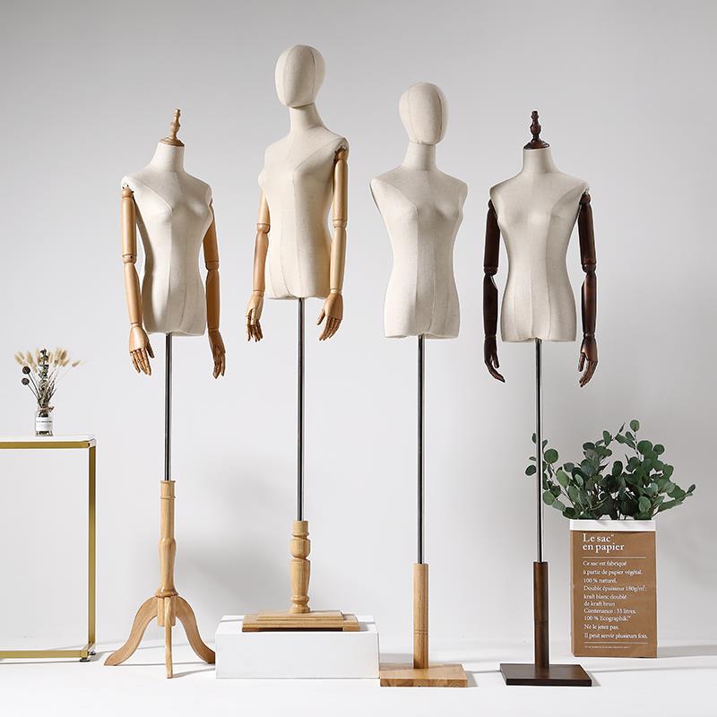 服装模特道具女半身假人台女装店橱窗展示架全身人体婚纱模特架子