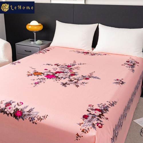 纯棉单件加厚床单上海老式印花床单宿舍国民怀旧单人双人