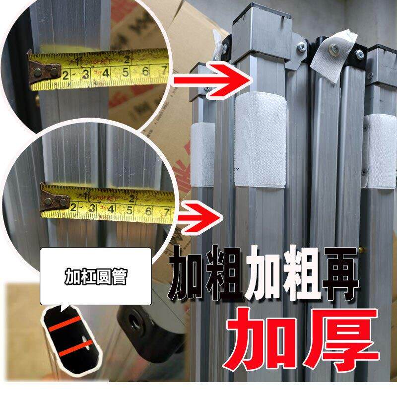 车载便携铝合金帐篷 摆摊专用 三折叠雨棚四脚遮阳伞户外广告印字