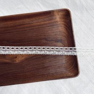 Leavers Lace法蕾棉花边 幅宽21mm# 娃衣高级成衣手工DIY蕾丝辅料