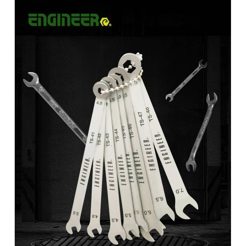 日本工具 工程师ENGINEER牌 TS-04 TS41-48开口超薄扳手