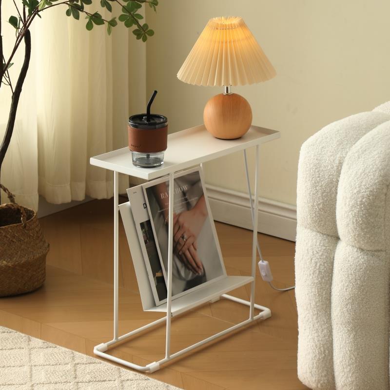 简约迷你沙发阳台客厅可移动小边几边柜床边茶几小桌子家用置物架