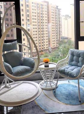 吊篮阳台摇篮家用仿藤椅吊床懒人秋千室内单双人吊椅椅子网红摇椅