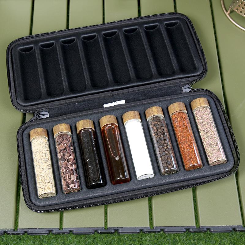 韩国TERRBO户外便携式调料瓶套装露营烧烤调味罐车载调料包收纳盒