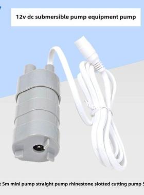5m小型泵设备泵直泵莱茵石开槽切割泵Jt50012V24V直流潜水泵升降