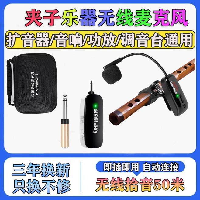 笛子无线麦克风长笛专用乐器葫芦丝箫舞台演出专业音响拾音器话筒,影音电器,麦克风/话筒,淘宝优惠券,粉丝福利购,淘宝优惠卷