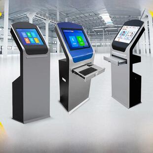 19寸22寸工控一体机机柜自助终端外壳抽屉键盘工厂触摸屏工作站机