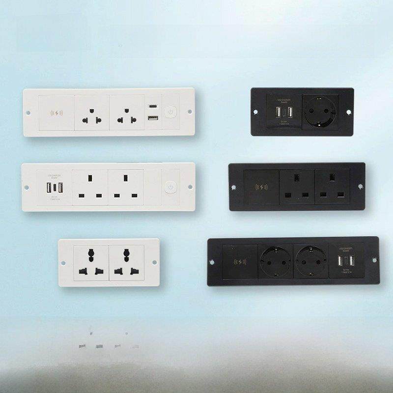 英、美、欧标准桌面嵌入式插座轨道办公台面隐藏插头条新加坡台湾,电子/电工,嵌入式桌面插座,淘宝优惠券,粉丝福利购,淘宝优惠卷