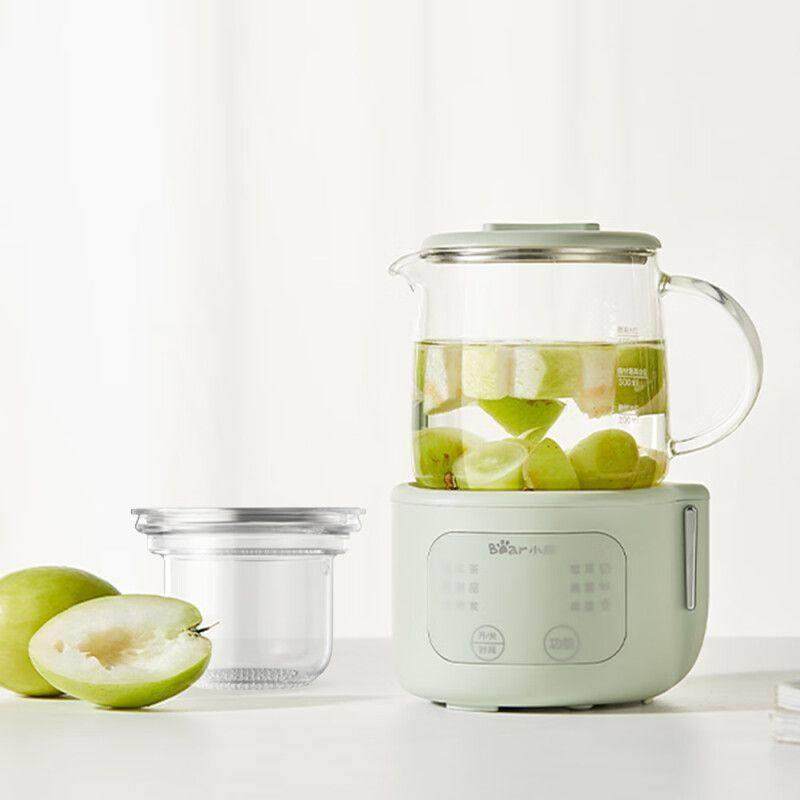 小熊迷你养生壶养生杯电炖杯电热杯煮花茶壶烧水壶办公室杯子