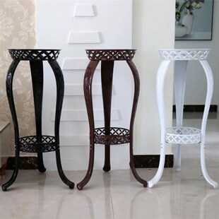 欧式 铁艺花架家n用客厅室内花盆架绿萝花架吊兰架子