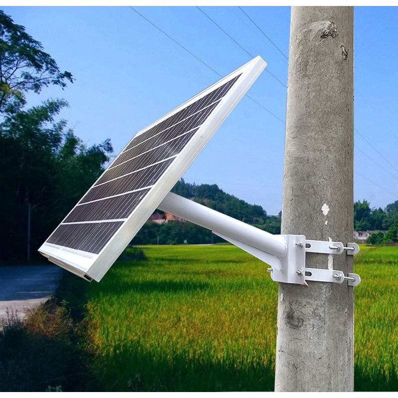 光伏板支架太阳能板监控安装30W一120W工程装加厚支架配全套螺丝