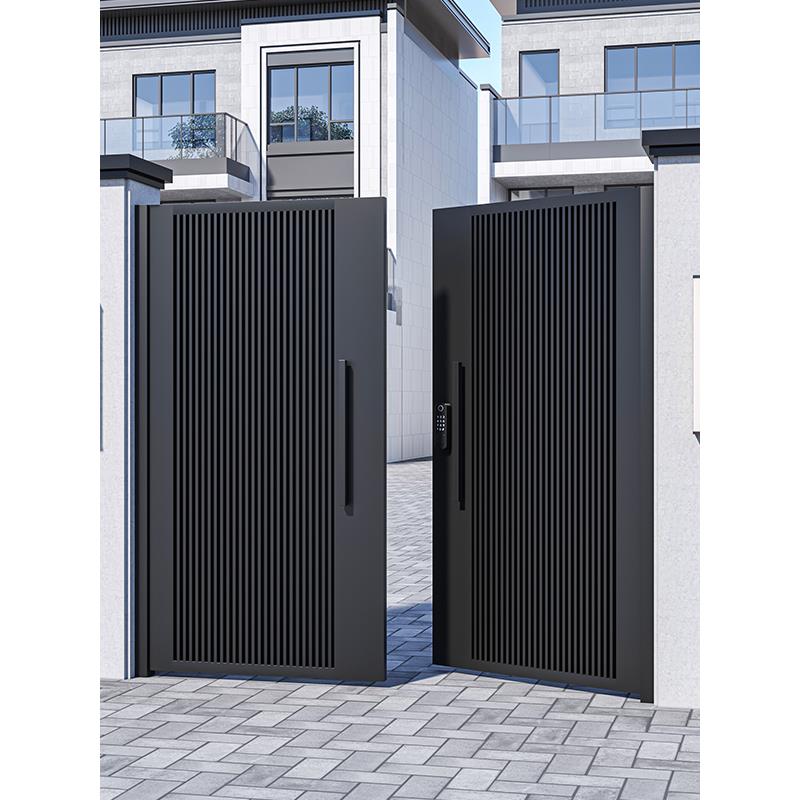 铝合金庭院门别墅花园入户门农村自建房大门院子大门双开门定制