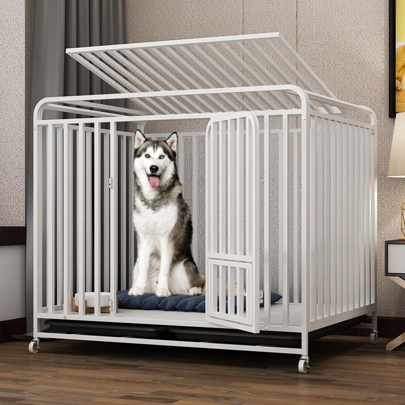 狗笼子中型犬大型犬室内带厕所柯基边牧金毛拉布拉多家用方管狗笼