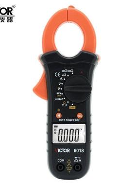 胜利钳形万用表VC6018钳形表数字电流表高精度钳流表VC6017多功能