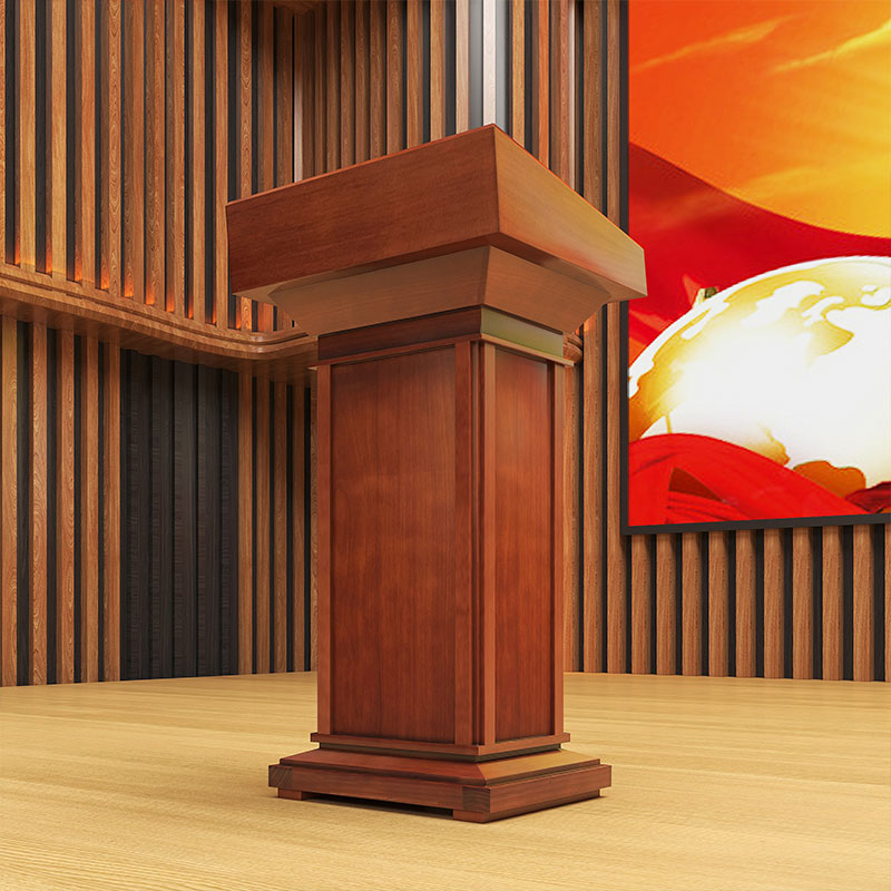 演讲台发言台实木迎宾台讲台桌会议室咨询台接待台主持台宣誓台
