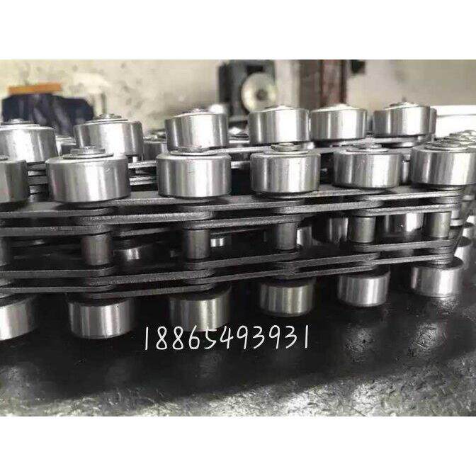 双侧滚轮传动链条千鸟型不锈钢工业用短节距高强度链条