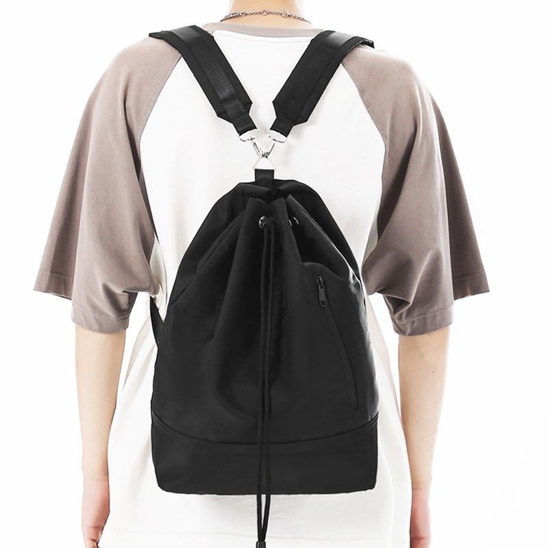 束口抽绳双肩包大容量多功能胸包运动骑行小背包男女轻便简约书包,箱包皮具/热销女包/男包,双肩背包,淘宝优惠券,粉丝福利购,淘宝优惠卷