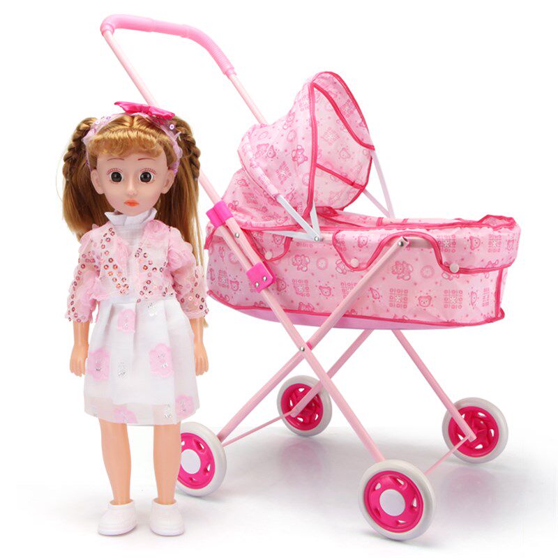 儿童玩具铁杆推车女孩过家家洋娃娃学步小推车说话喝水尿尿娃娃,玩具/童车/益智/积木/模型,过家家玩具,淘宝优惠券,粉丝福利购,淘宝优惠卷
