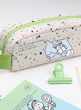 3egiz原创经典款笔袋大容量小众日系文具袋简约女生初中文具盒