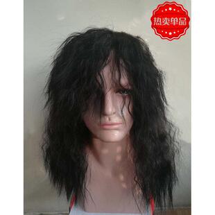 乞丐假发长卷发玉米烫舞台演出男士女士表演叫花子疯子整顶假发套