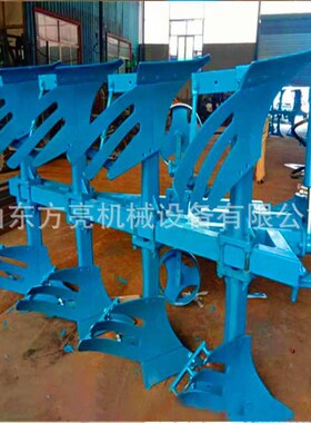 现货435型可调幅l液压翻转犁农用耕地犁多铧式耕地机深耕大犁厂家
