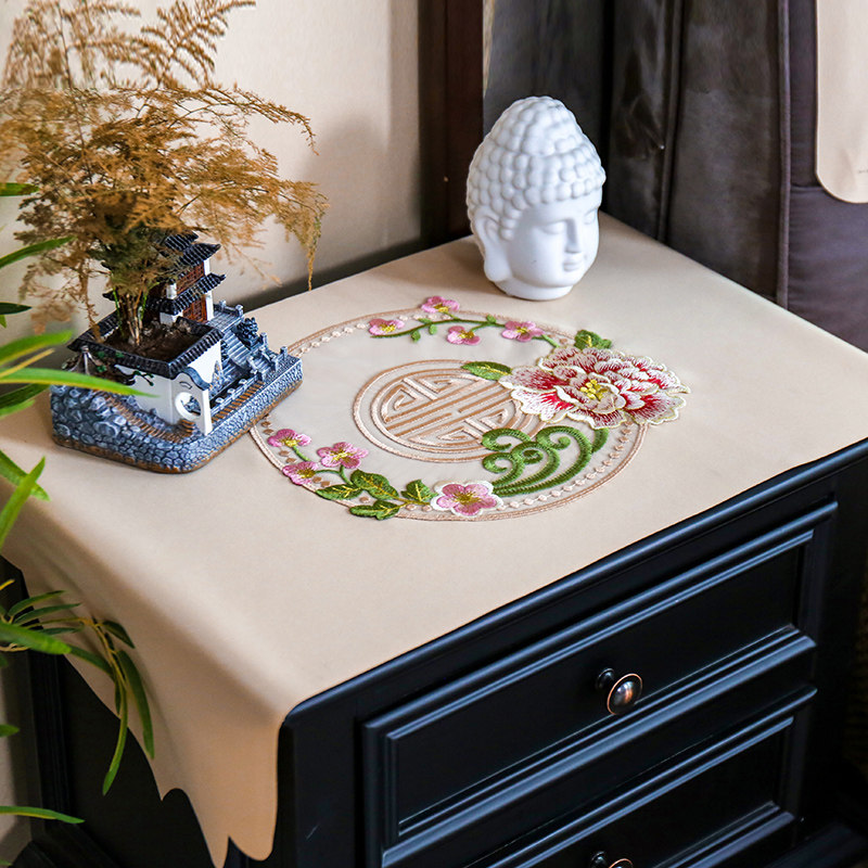 防尘盖布床头柜套罩万能多用盖巾洗衣机冰箱化妆柜床包盖垫盖布