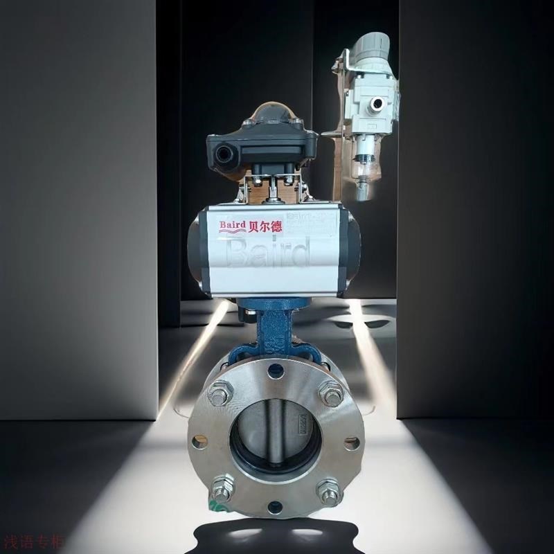 气动执行器 单作用气动执行机构 气动膨胀式蝶P阀 不锈钢对夹蝶阀