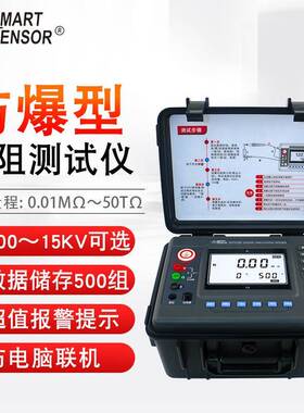 （SMARTSENSOR）ST3129工业摇表绝缘电阻仪兆欧表15KV
