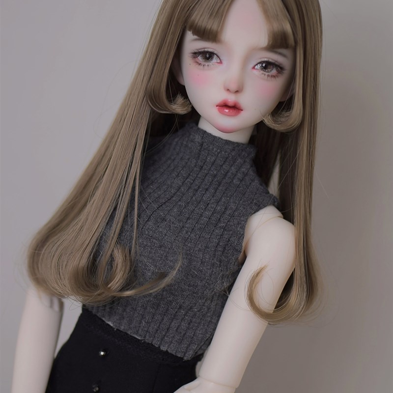 bjd假发娃娃四分3分sddd御姐梨花bVjd3分假发