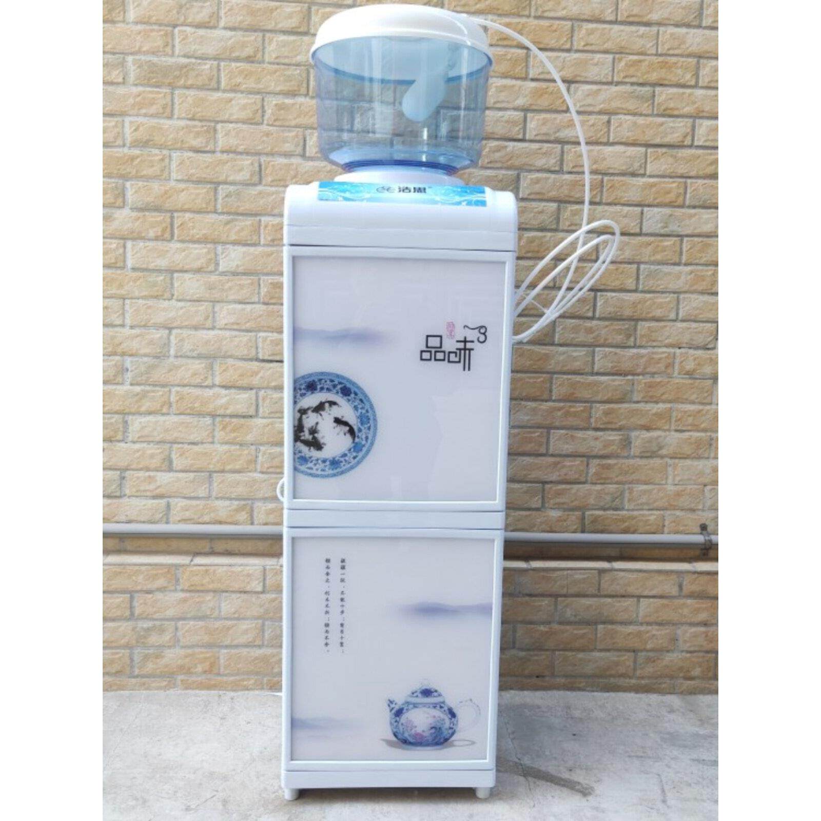 饮水机带门玻璃款家用立式温热冰热多功能自动净水管线进水大桶水