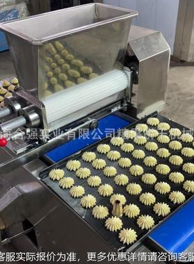 供应扭转曲奇成型机饼 曲奇挤花生产H线设UTF 曲奇干备机 Q400糕
